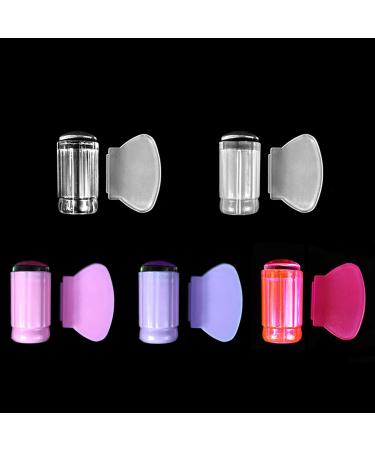 Benoon Nail Art Stamp Tool - Professional Silicone Seal & Scrapers for Creative Manicure Designs - Removable Nail Stamping Pressure Tips - Buy Online on GoSupps.com