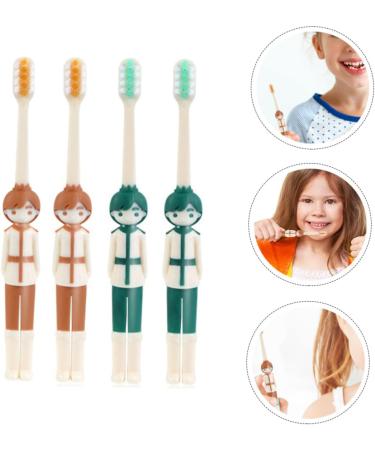 Healeved 8 STK Children's Travel Toothbrush - Durable & Convenient Tooth Cleaning Tools for Toddlers | Perfect for Daily Use - Buy Online on GoSupps.com