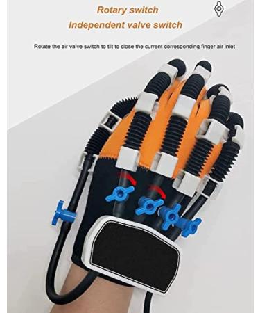 Electric Hand Training Finger Rehabilitation Robot Gloves for Training Finger Flexion Correction Finger Extension Exercise for Stroke Hemiplegia Patients Right Hand M 69Tranquillity - Buy Online on GoSupps.com