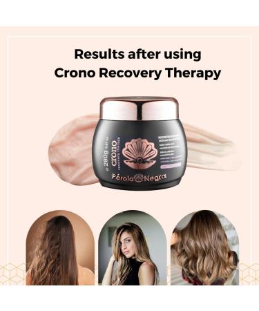Perola Negra Crono Recovery Therapy - Reconstructive Hair Mask for All Hair Types - 9.87 oz | International Shipping Available - Buy Online on GoSupps.com