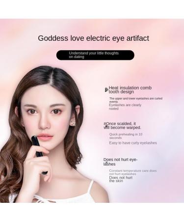 BYCUFF Portable Electric Eyelash Curler Electric Heated Eyelash Curler Electric Eyelash Curler USB Rechargeable Long-Lasting Electric Makeup Tools - Buy Online on GoSupps.com