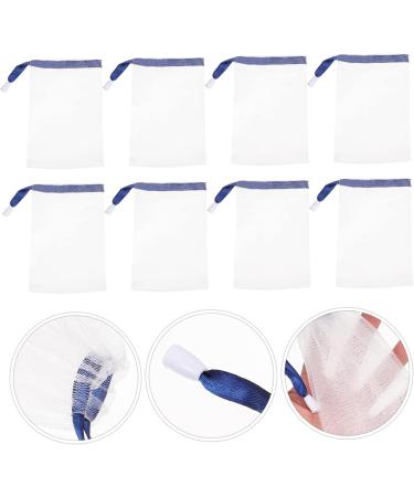 Baluue 20pcs Foaming Net Foaming Net Soap Foam Net Bar Soap White Pouches with Drawstring Travel Soap Nylon - Buy Online on GoSupps.com