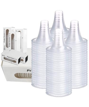 100Pack Ear Thermometer Probe Covers Lens Filters Refill Refill Covers for All themometer Thermometer Models Digital Thermometers Disposable Covers (100)