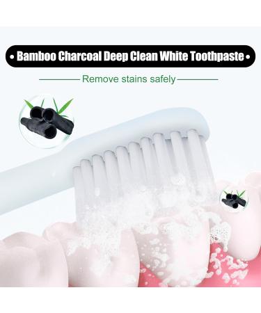 KLYso Bamboo Charcoal Deep Cleaning Teeth Whitening Toothpaste - Remove Stains Eliminate Bad Breath Gentle Oral Care for Natural Whiteness(3PCS) - Buy Online on GoSupps.com