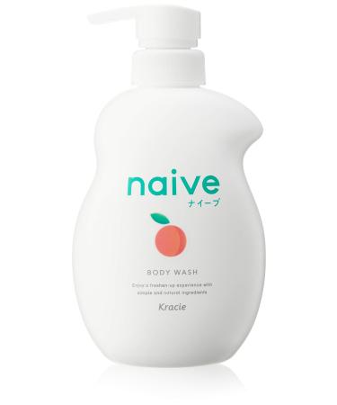 Kracie Naive Body Wash Peach 17.9 fl oz (530 ml)