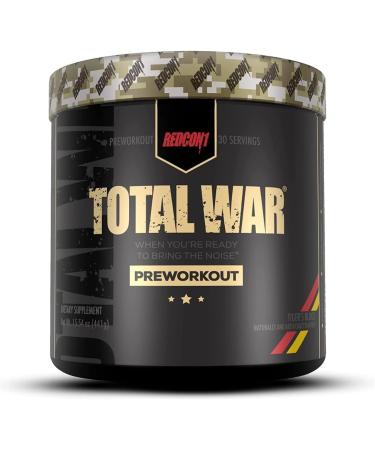 Redcon1 Total War & Big Noise Stack - Tiger's Blood Preworkout & Unflavored Non-Stim Blend - Energy, Focus, Endurance - Keto Friendly - 30 Servings x 2 - Buy Online on GoSupps.com