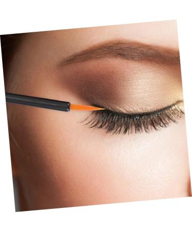 Baluue 100pcs Disposable Eyeliner Brush Practical Eyeliner Brush Curved Eyeliner Brush Facial Tool Plastic 9x6.5cm Black - Buy Online on GoSupps.com