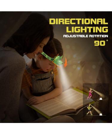 KunHe H4 Toddlers COB Headlamp - Pack of 4, 50 Lumen Cute Animal Design - Perfect Camping Gift for Kids - Buy Online on GoSupps.com