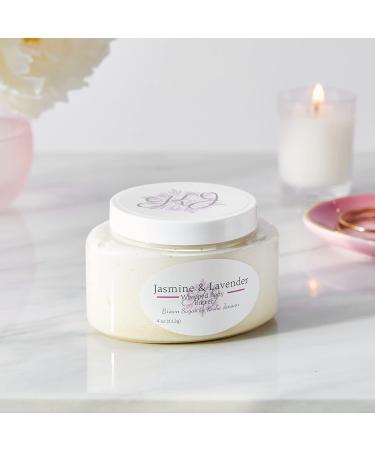 Handmade Whipped Body Butter (Jasmine & Lavender, 4 oz) Jasmine & Lavender 4 Ounce - Buy Online on GoSupps.com