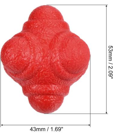 PATIKIL Bounce Reaction Ball - Agility Trainer for Speed and Coordination - Low Difficulty TPR Ball - Red - Buy Online on GoSupps.com