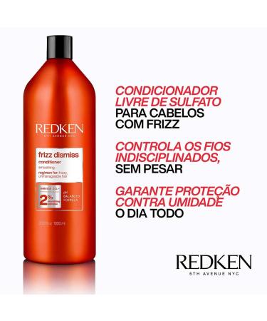 REDKEN FRIZZ DISMISS Conditioner 1000 ml - Aquatic | Anti-Frizz Smooth and Moisturizing Hair Care - International Shipping Available - Buy Online on GoSupps.com