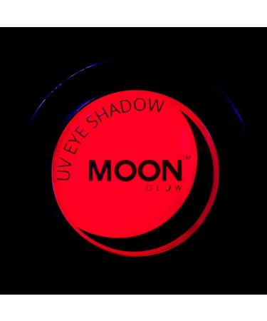 Moon Glow - Blacklight Neon Eye Shadow 0.12oz Red Glows brightly under Blacklights/UV Lighting! - Buy Online on GoSupps.com