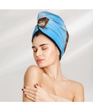 Hair Towel Wrap - Quick-Dry Hair Turban with Button | Perfect for Your Trip to London - Buy Online on GoSupps.com