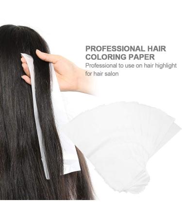 100pcs Hair Dye Paper - Reusable Plastic for Salon & DIY - Easy to Use White Hair Coloring Tool - Buy Online on GoSupps.com
