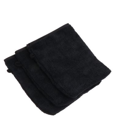 FRCOLOR Face Washing Mitt 3pcs Fiber Makeup Remover Gloves Reusable Makeup Remover Pad Facial Cleansing Mitt Soft Face Mitten Cleaning Scrubber s Microfiber Cosmetic Miss Makeup Pad