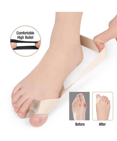 Bunion Corrector Kit for Men & Women | Pain Relief for Hallux Valgus | Big Toe Separators & Exercise Strap - Buy Online on GoSupps.com