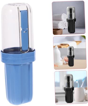 Garvalon Train Travel Bathroom Set | Portable Toothbrush Case & Toiletries Holder for International Travel - Buy Online on GoSupps.com