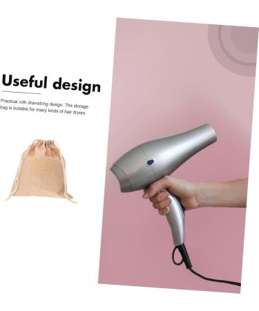 VINTORKY Hair Dryer Storage Bag Cotton Hair Dryer Bag Travel Toiletry Pouch Hair Dryer Organizers Fabric - Buy Online on GoSupps.com
