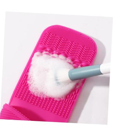 FAVOMOTO Makeup Brush Cleaning Makeup Washing pad Makeup mat Cleaner limpiador de brochas de maquillaje Makeup Cleaner Makeup Brush Holder Lipstick Stand Silica Gel Cosmetic - Buy Online on GoSupps.com