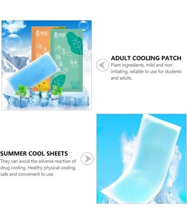40 Pack Cooling Forehead Strips Headache Gel Pads - Fever Reducer and Cooling Sticker - Buy Online on GoSupps.com