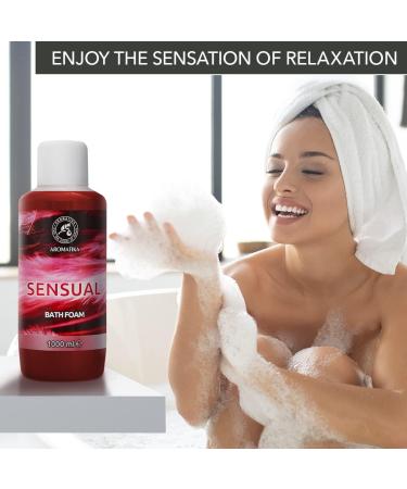 Bath Foam Sensual - 34 Fl Oz | Relaxing Aromatherapy & Wellness for a Good Sleep - Luxury Spa Bubble Bath Experience - Buy Online on GoSupps.com