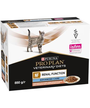 PRO PLAN VETERINARY DIETS NF Renal Function Wet Cat Food Salmon 10x85g - Buy Online on GoSupps.com