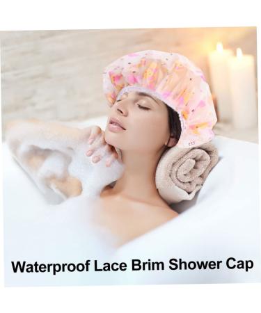 FOMIYES 5pcs Disposable Hair Shower Caps for Women - Shower/Bathing/Scrub Cap for Toiletries and Bathroom Supplies - Buy Online on GoSupps.com