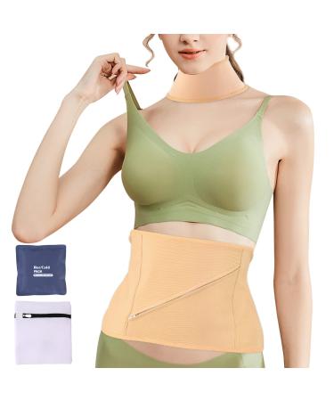 KNFFSAAJL Oil Pack Wrap Kit with Zipper Reusable Organic Oil Wrap with Adjustable Strap Leakproof Oil Pack Compress Soft Oil Neck Pack Portable for Waist Neck