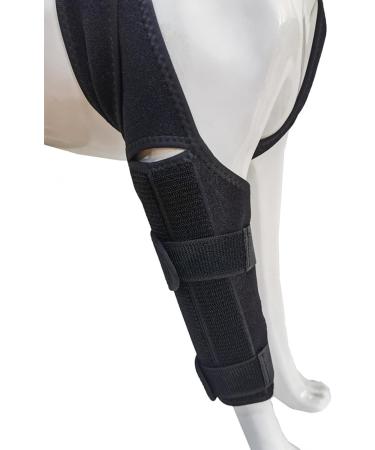 BESUFY Dog Thigh Protector Reduce Pain Inflammation Pet Knee Brace High Strength Pet Accessories Black S - Buy Online on GoSupps.com