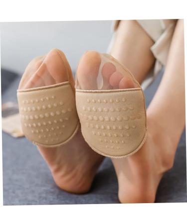 minkissy 12 Pairs Half Socks Female Supplies Non-slip Metatarsal Pads Wear-resistant Metatarsal Pads Heel Protector Foot Pad Washable Toe Socks Feminine Products Miss Silicone Shallow Mouth - Buy Online on GoSupps.com