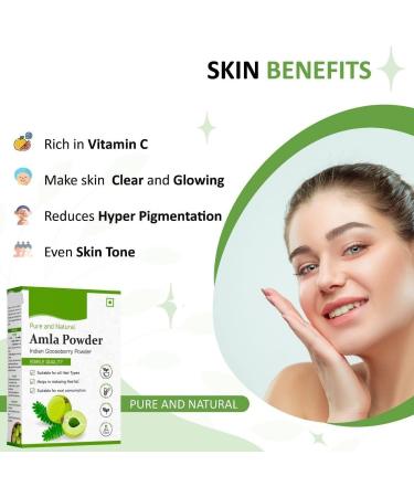 Amla Powder for Hair Growth (250 Grams) | Ideal for Hair & Skin | 100% Natural No Preservatives No Color or fragrance added - Buy Online on GoSupps.com