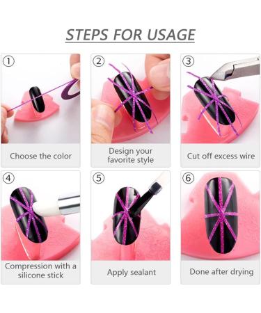 46 Rolls Nail Art Stripes Tape - Yutou Self-Adhesive Glitter Line Stickers for DIY Nail Decoration with 2 Nail Strap Donors - Buy Online on GoSupps.com