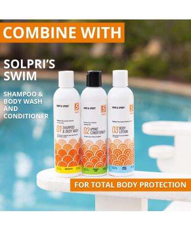 Solpri Vitamin C Swim Lotion - 8 fl oz | Pre and Post-Swim Skincare Essential - Buy Online on GoSupps.com