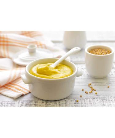 Organic Yellow Mustard Seeds 1lb - Non-GMO, Whole Dried Spice for Pickling, Dips, and Marinades - High in Selenium & Fiber - Vegan & Kosher - Spicy Pungent Flavor - Buy Online on GoSupps.com