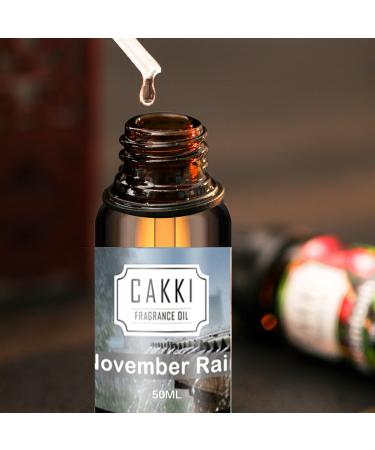 Buy November Rain Essential Oil for Diffusers - 50ml Cakki Fragrance for Candle & Soap Making - Buy Online on GoSupps.com
