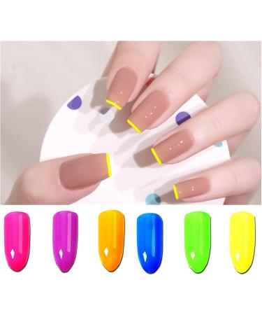 Chrome Nail Powder 12 Boxes Neon Fluorescent Nail Pigment Powder Nail Art Accessories Iridescent Pearlescent Nail Glitter for DIY Nail Art Decoration Face Eye Body and Crafts - Buy Online on GoSupps.com