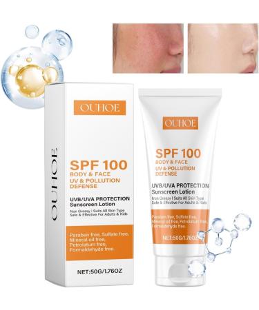  Orgrul Pack of 5 sunscreens SPF 100 UVA/UVB protection moisturizing anti-aging 50g - Buy Online on GoSupps.com