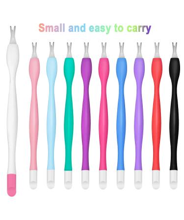 30 Pieces Cuticle Trimmer Set - Double End Nail Cleaner & Dead Skin Remover Tools for Men & Women - Assorted Colors - Buy Online on GoSupps.com