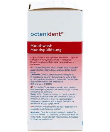 Octenident Mouthwash Solution 250 ml - Antiseptic Oral Care for Fresh Breath | Buy Internationally - Buy Online on GoSupps.com