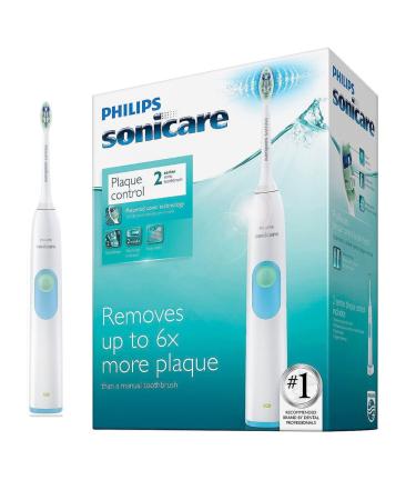 PHILIPS Sonicare 2 Series Plaque Control White Rechargeable Electric Toothbrush  BROAGE Black Cleaning Cloth - Buy Online on GoSupps.com