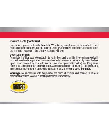 HealthyPets Renakitin Nutritional Supplement for Dogs & Cats - Kidney Support & Immune System Boost - 180g Red (RENAKIT0731) - Buy Online on GoSupps.com