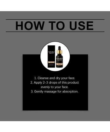 QPJUVC Facial oil 30 ml coffee and black cumin oil for the skin light antiaging facial oil to reduce wrinkles and fine lines moisturizing care 4 - Buy Online on GoSupps.com