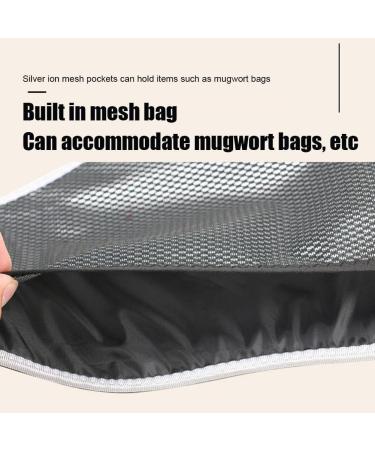 Mlehn 5V Waist Lumbar Cushion Belt - Adjustable USB Heating Support Tape for Abdominal Protection & Massage Gray Care Device - Buy Online on GoSupps.com