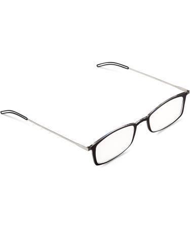 ThinOptics Brooklyn Reading Glasses - Unisex Ultra Thin & Lightweight with Magnetic Milano Case - Black 1.5x - International Shipping Available - Buy Online on GoSupps.com