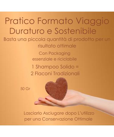  Antiche Bolle Natural and delicate solid shampoo with Amla and Shea Moisturizing and nourishing formula for all hair types - Parabens - 50 Gr - Buy Online on GoSupps.com