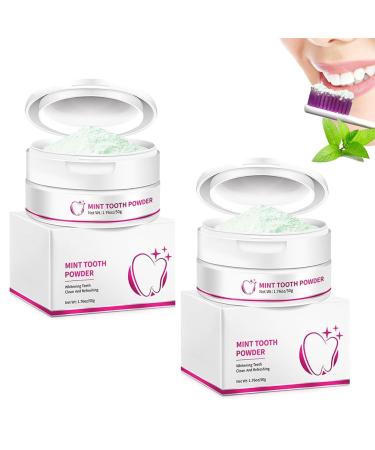 CrystalClean Smile Powder Teeth Whitening Powder Crystal Clear toothpie Powder Teeth Stain Remover tooth powder for lightening medilisk mint tooth powder for tooth whitening (2PC)