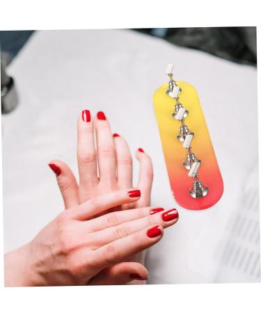 Ipetboom 1 Set Nail Practice Holder Convenient Nail Stands Magnetic Nail Tips Practice Holder Beauty Nail Display Nail Art Nails Beauty Nail Racks Plastic and Silver Nail Painting 12.8x3.7cm As Shown - Buy Online on GoSupps.com