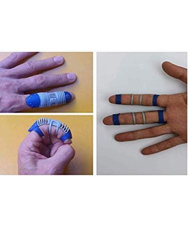 2pcs Finger Splints Sleeve Brace for Middle, Ring, Index & Trigger Fingers - Basketball Finger Guard - Adjustable Fit for Arthritis & Pain Relief - Buy Online on GoSupps.com