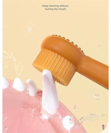 Zentric Dog Toothbrush Flexibrush Pet Toothbrush with Tongue Scraper 360 Pet Toothbrush Dual Head Soft Silicone Tongue Cleaner for Pet Cat Tooth Brushing Fresh Oral Dental Care (Brush*2) - Buy Online on GoSupps.com