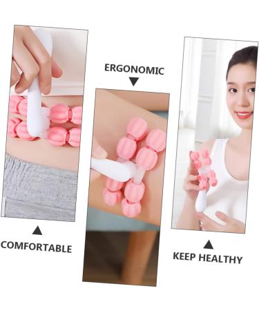 AMOSFUN 2-Pack Massage Roller Stick - Trigger Point Muscle Relief Back & Leg Massage Device Fitness Equipment - 14.3x11.3x7cm - Available in Various Colors - Buy Online on GoSupps.com